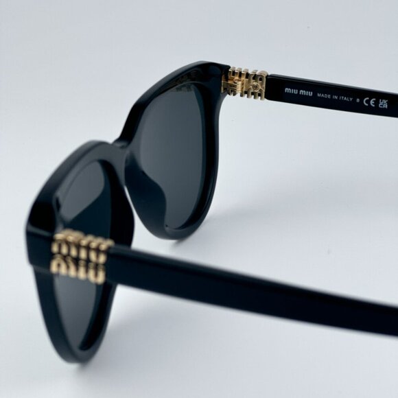 Miu Miu MU12ZS 16K5S0 BRAND NEW Sunglasses Black Grey Phantos Unisex main image 11